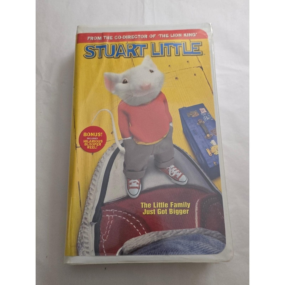 VTG Stuart Little VHS 1999 Movie Columbia Tristar Entertainment Clamshell Case‎